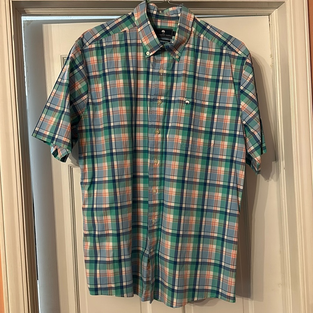 Southern Shirt short sleeve button down XL